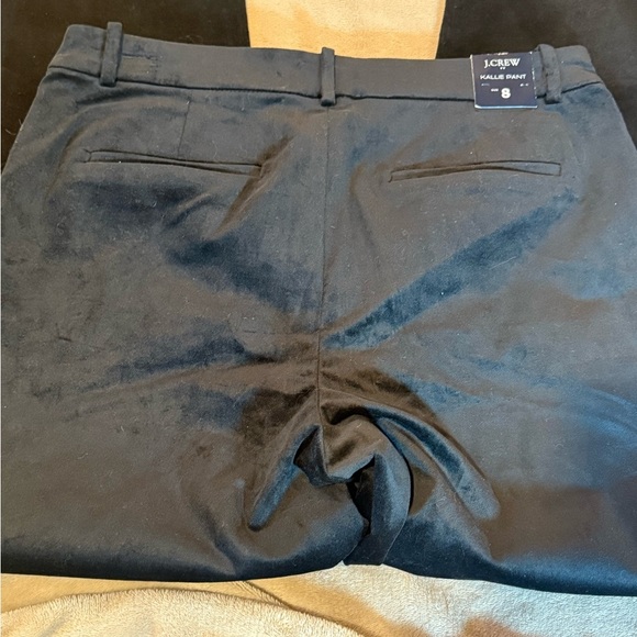 NWT J Crew Kallie Navy Uncut corduroy pants, ladies’ size 8 - Picture 4 of 7
